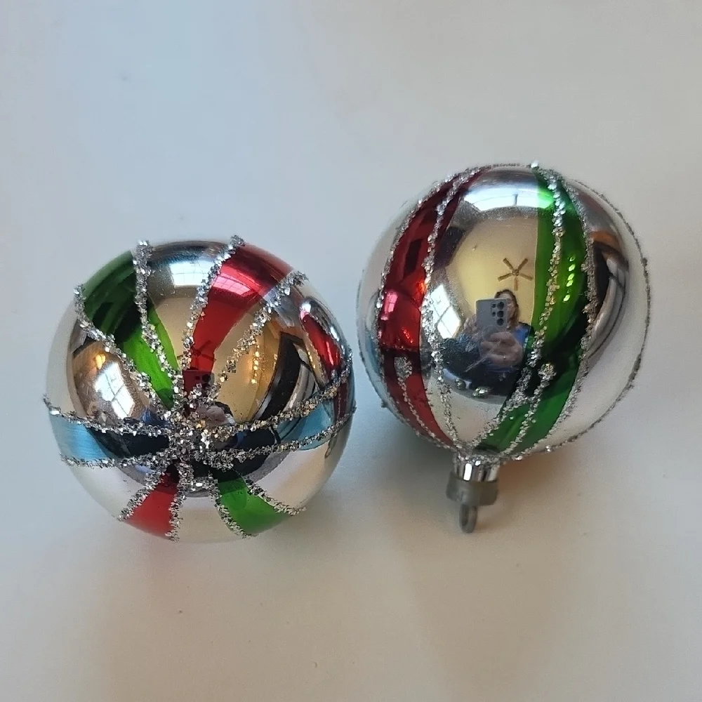 Christmas Ornaments - Vintage Glass Ball Ornaments